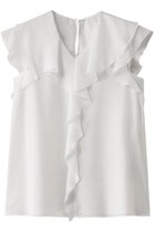 【アナイ/ANAYI】のスパンローンラッフルブラウス ホワイト|ID: prp329100004474978 ipo3291000000036395790