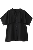 【アナイ/ANAYI】のスパンローンケープラッフルブラウス ブラック|ID: prp329100004474979 ipo3291000000031617034