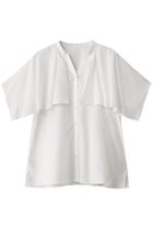 【アナイ/ANAYI】のスパンローンケープラッフルブラウス 人気、トレンドファッション・服の通販 founy(ファニー) ファッション Fashion レディースファッション Fashion for Women トップス・カットソー Cut & Sew Tops シャツ・ブラウス・オフィスカジュアル Elegant Blouses & Button-Ups ショート Short, Short Length スリーブ Sleeve, Long Sleeve / Short Sleeve フェミニン Feminine, Girly ラッフル Ruffle, Frill 再入荷 Restock / Back in Stock thumbnail ホワイト|ID: prp329100004474979 ipo3291000000035054869