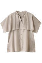 【アナイ/ANAYI】のスパンローンケープラッフルブラウス 人気、トレンドファッション・服の通販 founy(ファニー) ファッション Fashion レディースファッション Fashion for Women トップス・カットソー Cut & Sew Tops シャツ・ブラウス・オフィスカジュアル Elegant Blouses & Button-Ups ショート Short, Short Length スリーブ Sleeve, Long Sleeve / Short Sleeve フェミニン Feminine, Girly ラッフル Ruffle, Frill 再入荷 Restock / Back in Stock thumbnail ベージュ|ID: prp329100004474979 ipo3291000000035054870