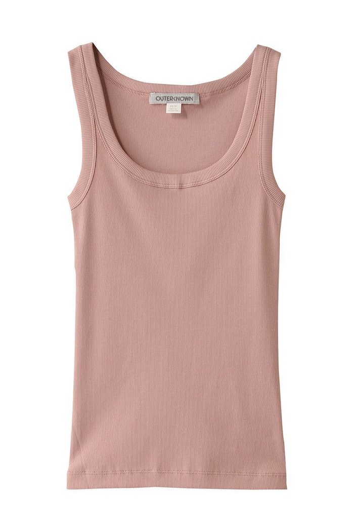 【アウターノウン/OUTERKNOWN】のSOJOURN リブタンクトップ インテリア・キッズ・メンズ・レディースファッション・服の通販 founy(ファニー) https://founy.com/ ファッション Fashion レディースファッション Fashion for Women トップス・カットソー Cut & Sew Tops キャミソール&ノースリーブ Camisoles & Sleeveless Tops シャツ・ブラウス・オフィスカジュアル Elegant Blouses & Button-Ups ロングTシャツ・Tシャツ Longline T-Shirts & Tees カットソー・ベーシックTシャツ Cut-and-Sewn Tops / Stretch Tees & Basics インナー Innerwear キャミソール Camisole, Spaghetti Strap Top タンク Tank Top, Sleeveless Top デコルテ Décolleté, Neckline 夏 Summer |ID: prp329100004474988 ipo3291000000036148851