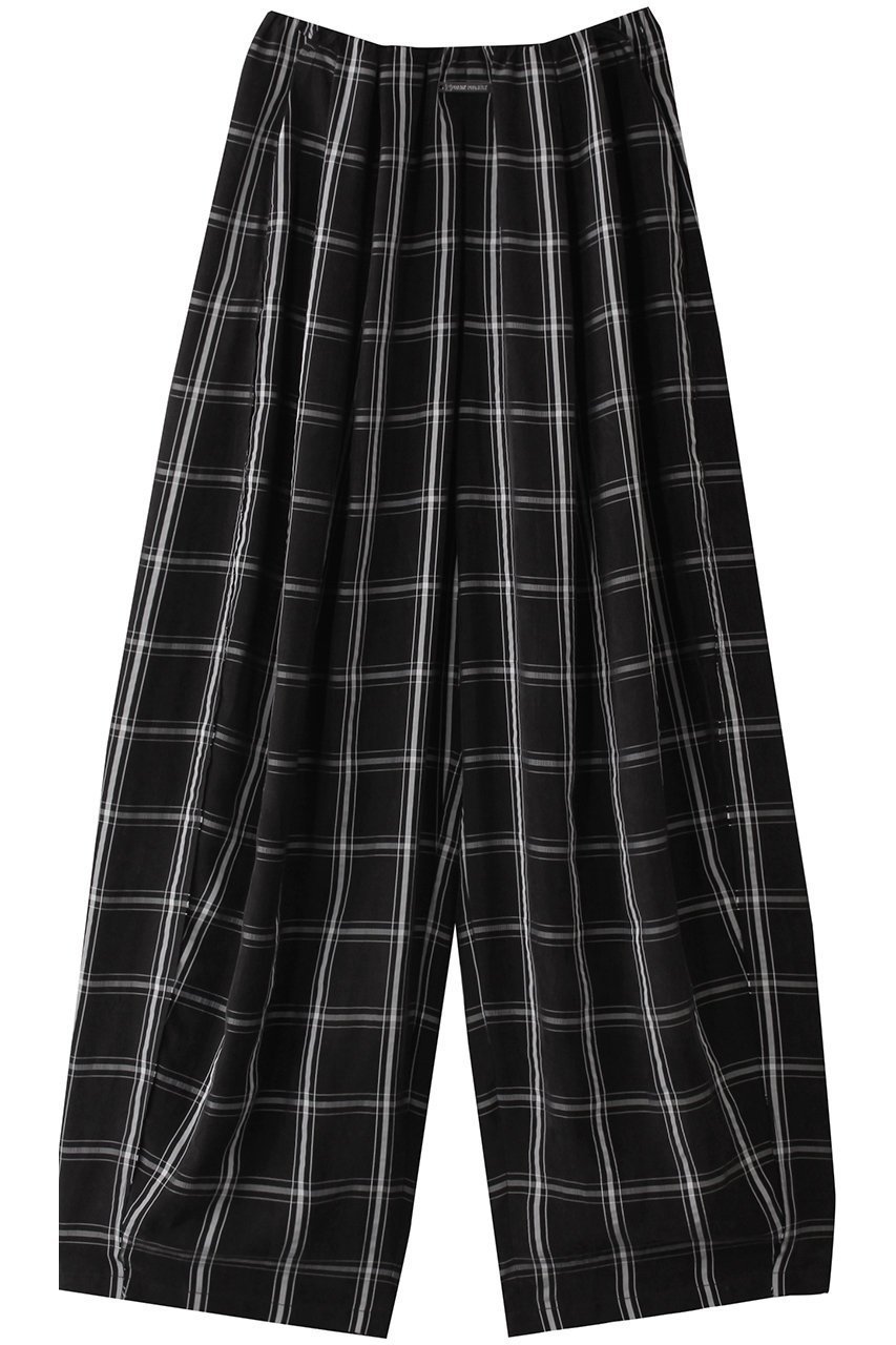 【プランク プロジェクト/PRANK PROJECT】のサテンギャザーバルーンパンツ / Satin Gathered Balloon Pants インテリア・キッズ・メンズ・レディースファッション・服の通販 founy(ファニー) 　ファッション　Fashion　レディースファッション　Fashion for Women　パンツ　Pants & Trousers　キュプラ　Cupro, Eco Fabric　ギャザー　Gathered, Ruffled　シンプル　Simple, Minimal　セットアップ　Set-Up, Coordinated Outfit　チェック　Check, Plaid, Tartan　フォルム　Silhouette, Form　リラックス　Relax, Relaxed Fit　夏　Summer　無地　Plain, Solid Color　MLT(マルチカラー)|ID: prp329100004474990 ipo3291000000032807797