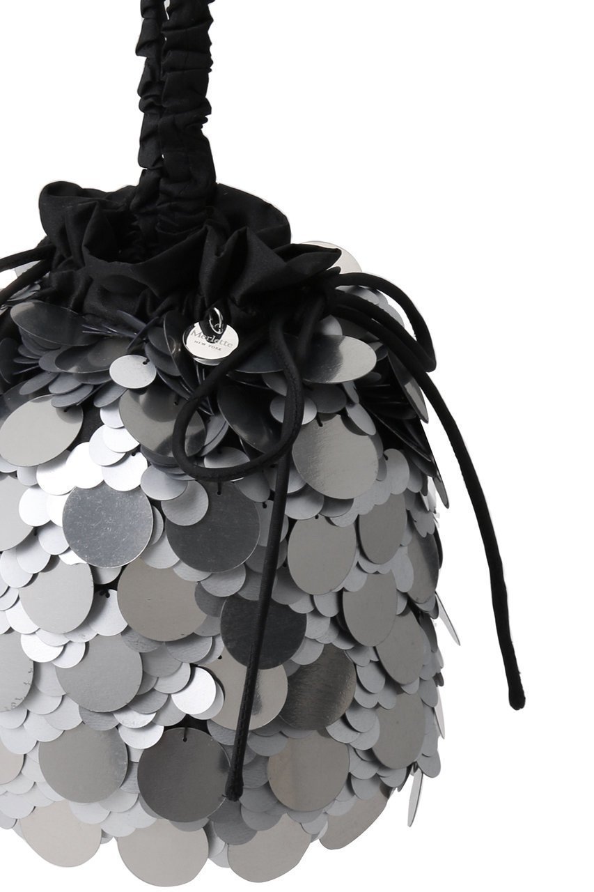 【マーレット/MERLETTE】のDECO EMBELLISHED スパンコールポーチ 人気、トレンドファッション・服の通販 founy(ファニー) 　ファッション　Fashion　レディースファッション　Fashion for Women　ポーチ&ミニバッグ　Pouches & Mini Bags　スパンコール　Sequins, Sequin Embellishment　ドローコード　Drawcord, Drawstring Cord　ポーチ　Pouch, Small Case　ラグジュアリー　Luxury, Elegant　リボン　Ribbon, Bow　other-4|ID: prp329100004475005 ipo3291000000032802002