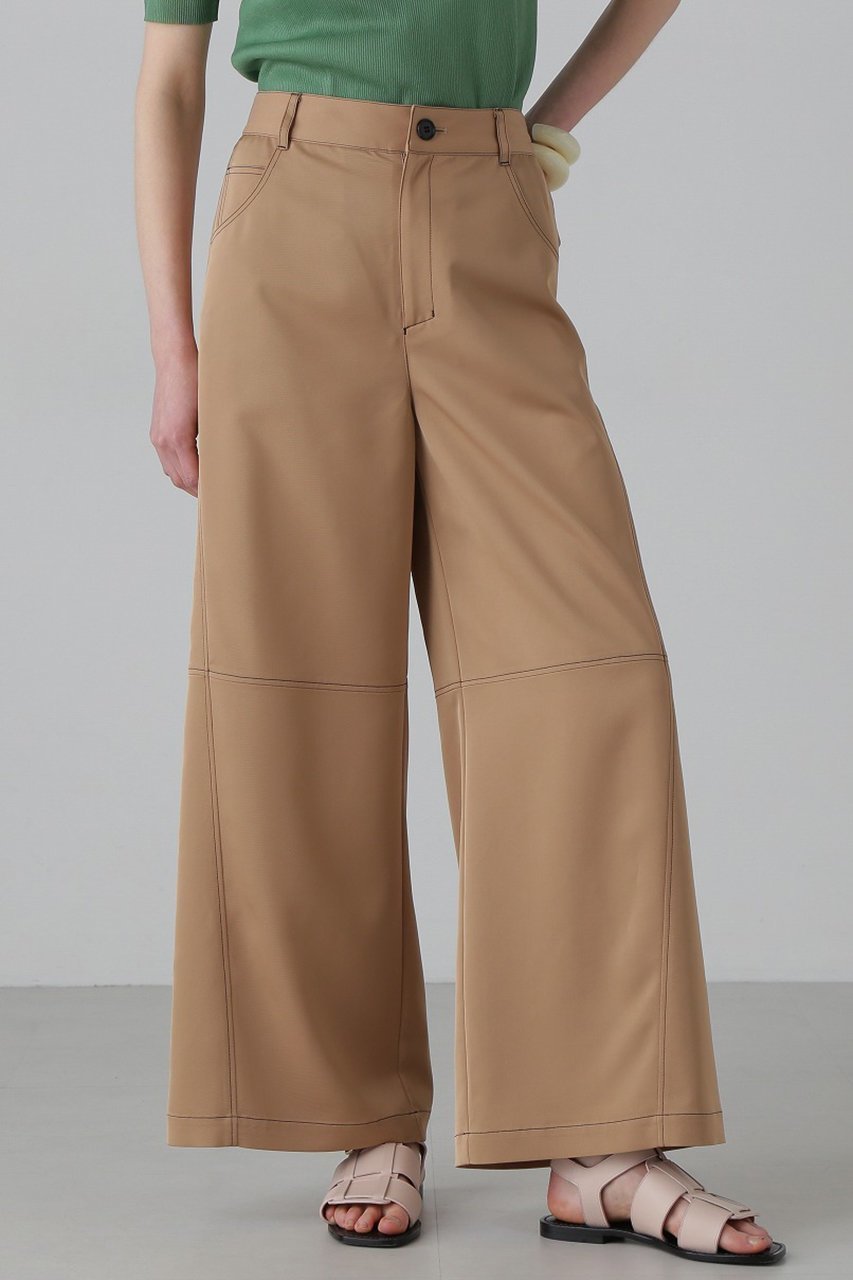 【アドーア/ADORE】のドライストレッチツイルパンツ インテリア・キッズ・メンズ・レディースファッション・服の通販 founy(ファニー) 　ファッション　Fashion　レディースファッション　Fashion for Women　パンツ　Pants & Trousers　おすすめ　Recommended / Our Picks　セットアップ　Set-Up, Coordinated Outfit　ボトム　Bottoms, Lower Wear　ベージュ|ID: prp329100004475031 ipo3291000000036922900