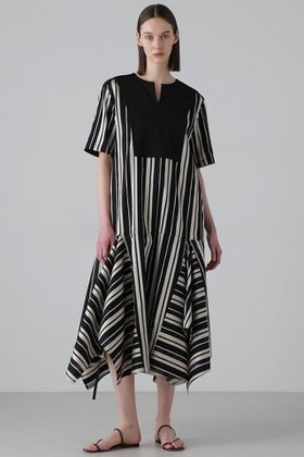 【アドーア/ADORE】 ボールドストライプジャガードワンピース人気、トレンドファッション・服の通販 founy(ファニー) ファッション Fashion レディースファッション Fashion for Women ワンピース Dresses チュニック Tunic Tops & Dresses シアー Sheer, See-Through ジャカード/ジャガード Jacquard, Woven Pattern ストライプ Stripe, Striped Pattern チュニック Tunic, Long Top ドレス Dress, One-Piece ボーダー Border, Stripe ヨーク Yoke, Yoke Design ロング Long, Long-Length |ID:prp329100004475036