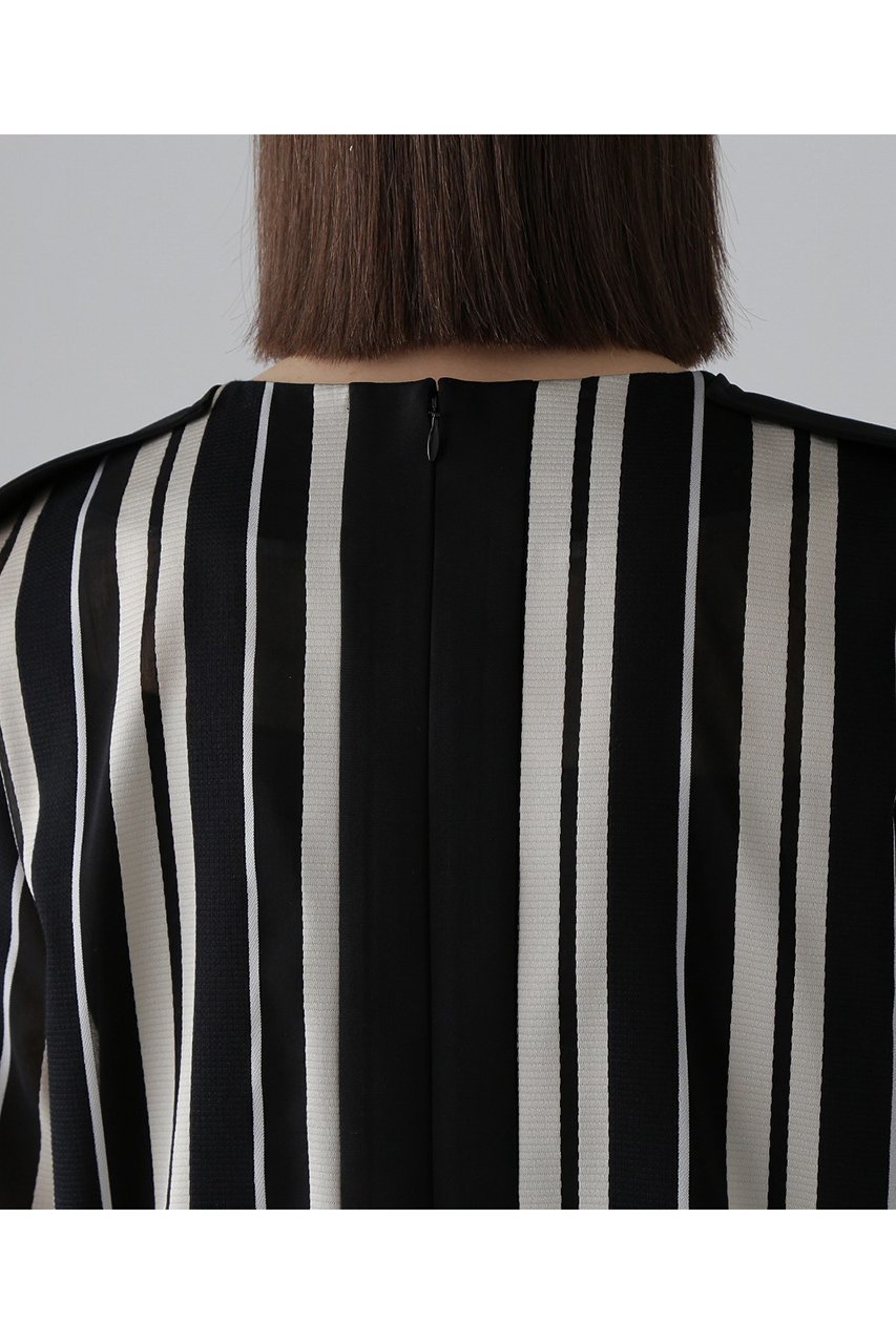 【アドーア/ADORE】のボールドストライプジャガードワンピース 人気、トレンドファッション・服の通販 founy(ファニー) 　ファッション　Fashion　レディースファッション　Fashion for Women　ワンピース　Dresses　チュニック　Tunic Tops & Dresses　シアー　Sheer, See-Through　ジャカード／ジャガード　Jacquard, Woven Pattern　ストライプ　Stripe, Striped Pattern　チュニック　Tunic, Long Top　ドレス　Dress, One-Piece　ボーダー　Border, Stripe　ヨーク　Yoke, Yoke Design　ロング　Long, Long-Length　other-6|ID: prp329100004475036 ipo3291000000036653668