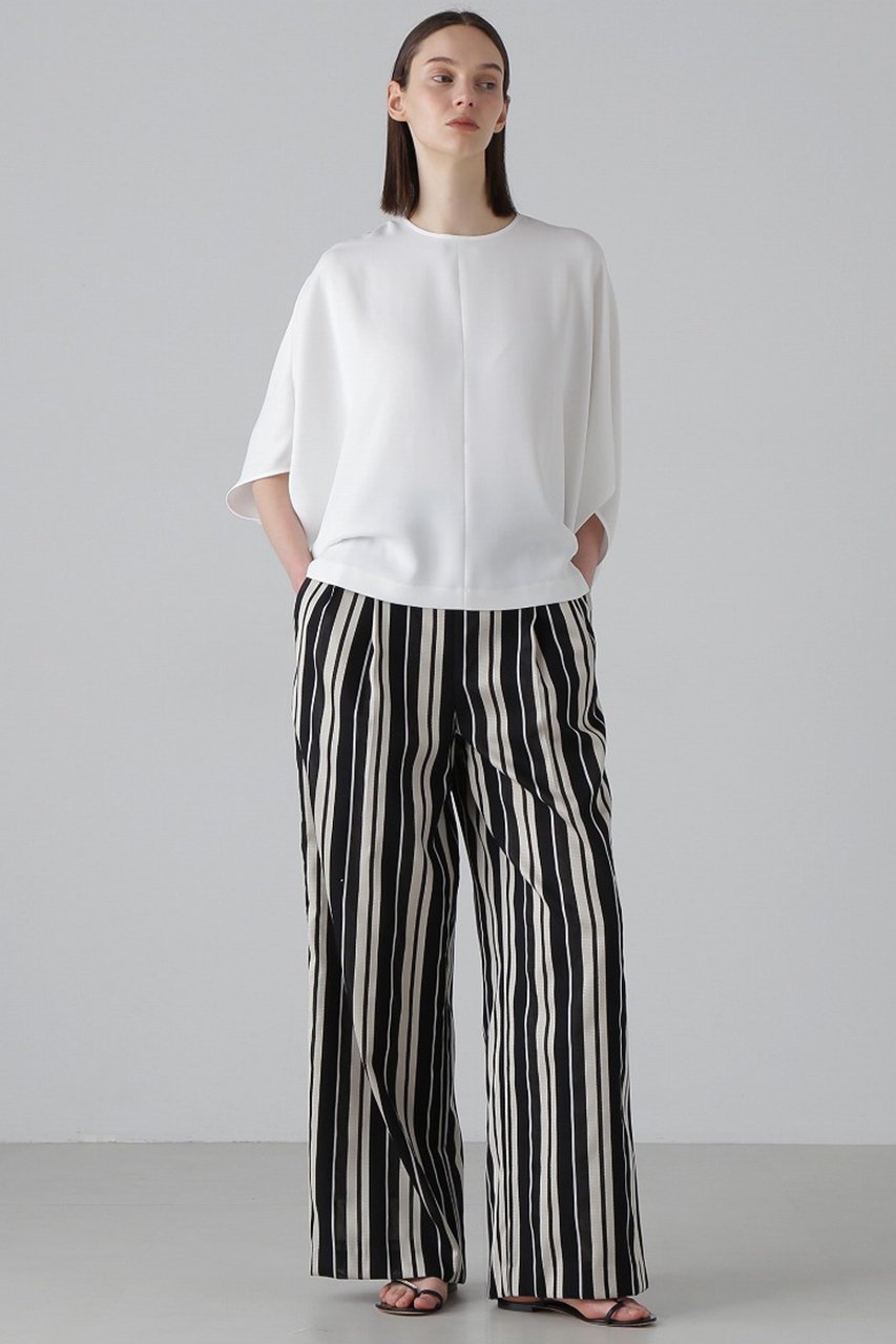 【アドーア/ADORE】のボールドストライプジャガードパンツ 人気、トレンドファッション・服の通販 founy(ファニー) 　ファッション　Fashion　レディースファッション　Fashion for Women　パンツ　Pants & Trousers　フロント　Front, Front Design　ボトム　Bottoms, Lower Wear　other-6|ID: prp329100004475038 ipo3291000000032813778