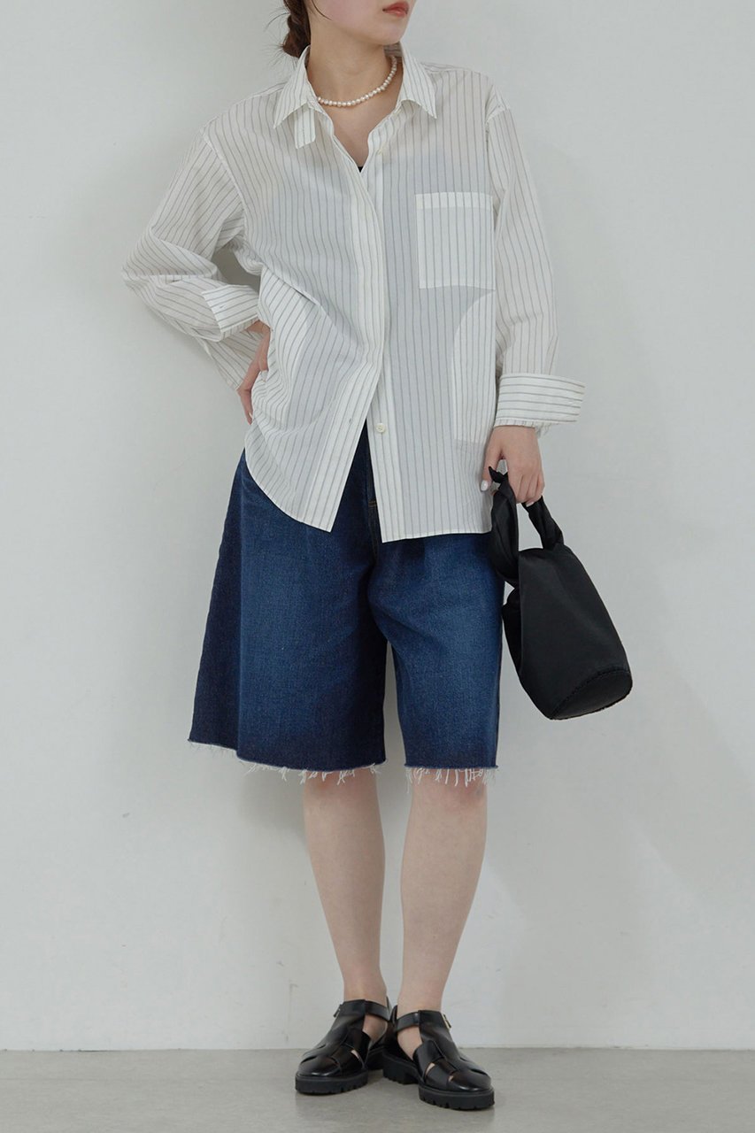 【ガリャルダガランテ/GALLARDAGALANTE】の【HERITANOVUM】ハーフデニムパンツ 人気、トレンドファッション・服の通販 founy(ファニー) 　ファッション　Fashion　レディースファッション　Fashion for Women　パンツ　Pants & Trousers　デニムパンツ・ジーンズ・美脚デニム　Denim Jeans & Pants　ショートパンツ・ハーフパンツ　High-Waisted & Relaxed Shorts　カットソー　Cut and Sewn Top　ショート　Short, Short Length　シンプル　Simple, Minimal　スタンダード　Standard, Basic　デニム　Denim, Jeans Material　トレンド　Trend, Trending Now　ハーフ　Half, Half-Length　フリンジ　Fringe, Tassel　other-2|ID: prp329100004475046 ipo3291000000032902728