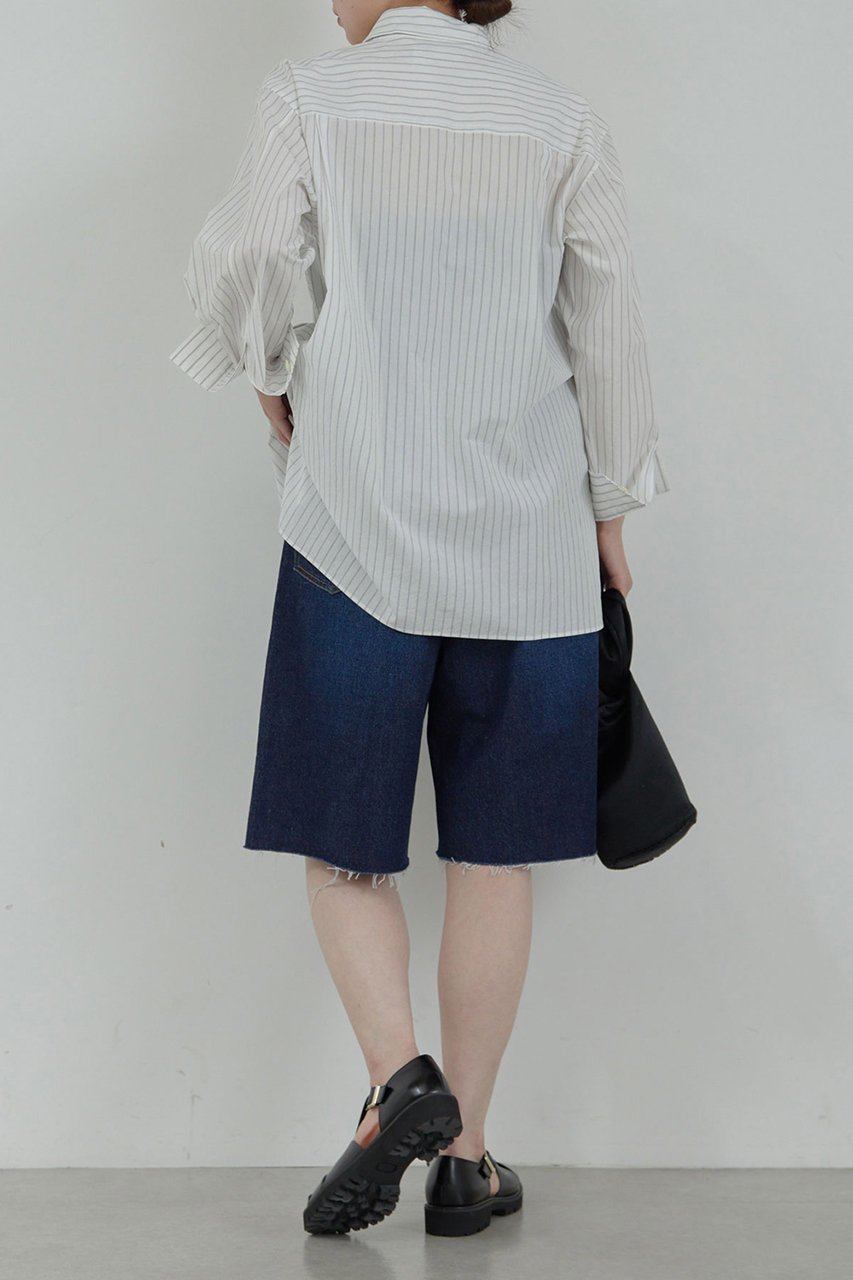 【ガリャルダガランテ/GALLARDAGALANTE】の【HERITANOVUM】ハーフデニムパンツ 人気、トレンドファッション・服の通販 founy(ファニー) 　ファッション　Fashion　レディースファッション　Fashion for Women　パンツ　Pants & Trousers　デニムパンツ・ジーンズ・美脚デニム　Denim Jeans & Pants　ショートパンツ・ハーフパンツ　High-Waisted & Relaxed Shorts　カットソー　Cut and Sewn Top　ショート　Short, Short Length　シンプル　Simple, Minimal　スタンダード　Standard, Basic　デニム　Denim, Jeans Material　トレンド　Trend, Trending Now　ハーフ　Half, Half-Length　フリンジ　Fringe, Tassel　other-4|ID: prp329100004475046 ipo3291000000032902732