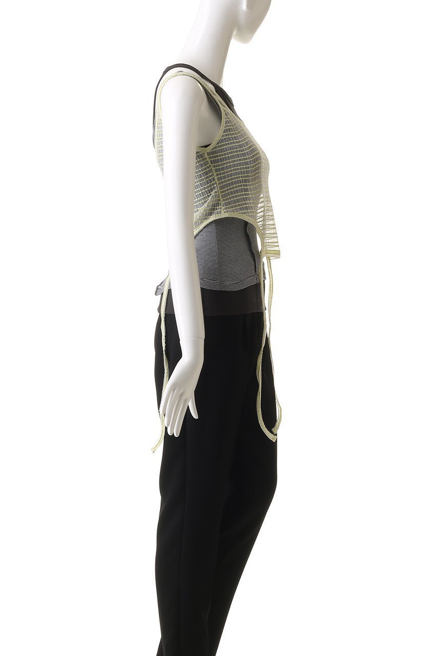【メゾンスペシャル/MAISON SPECIAL】のTriple Layered Tank Top/トリプルレイヤードタンクトップ 人気、トレンドファッション・服の通販 founy(ファニー) 　ファッション　Fashion　レディースファッション　Fashion for Women　トップス・カットソー　Cut & Sew Tops　キャミソール&ノースリーブ　Camisoles & Sleeveless Tops　シャツ・ブラウス・オフィスカジュアル　Elegant Blouses & Button-Ups　ロングTシャツ・Tシャツ　Longline T-Shirts & Tees　カットソー・ベーシックTシャツ　Cut-and-Sewn Tops / Stretch Tees & Basics　インナー　Innerwear　キャミソール　Camisole, Spaghetti Strap Top　シアー　Sheer, See-Through　セパレート　Separate, Two-Piece　タンク　Tank Top, Sleeveless Top　トレンド　Trend, Trending Now　プリーツ　Pleats, Pleated　ボーダー　Border, Stripe　無地　Plain, Solid Color　日本製　Made In Japan　other-3|ID: prp329100004475081 ipo3291000000032785718