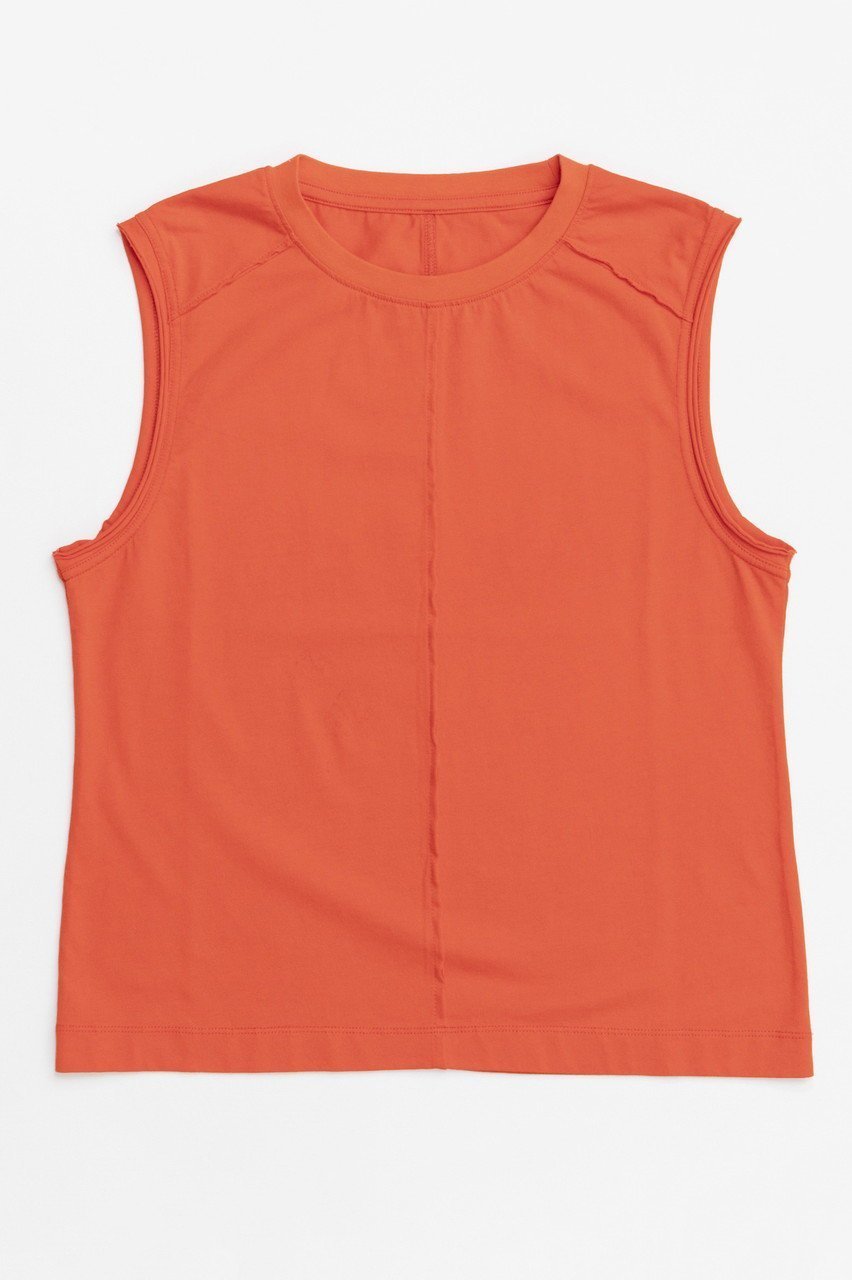 【メゾンスペシャル/MAISON SPECIAL】のCutoff Sleeveless Tops/カットオフノースリーブトップス インテリア・キッズ・メンズ・レディースファッション・服の通販 founy(ファニー) 　ファッション　Fashion　レディースファッション　WOMEN　トップス・カットソー　Tops/Tshirt　キャミソール / ノースリーブ　No Sleeves　シャツ/ブラウス　Shirts/Blouses　ロング / Tシャツ　T-Shirts　カットソー　Cut and Sewn　インナー　Inner　カットソー　Cut And Sew　キャミソール　Camisole　シンプル　Simple　タンク　Tank　ボックス　Box　ロング　Long　再入荷　Restock/Back In Stock/Re Arrival　夏　Summer　RED(レッド)|ID: prp329100004475084 ipo3291000000031549152