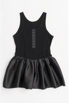【メゾンスペシャル/MAISON SPECIAL】のSatin Combination Peplum Tank Top/サテンコンビペプラムタンクトップ BLK(ブラック)|ID: prp329100004475086 ipo3291000000031549164