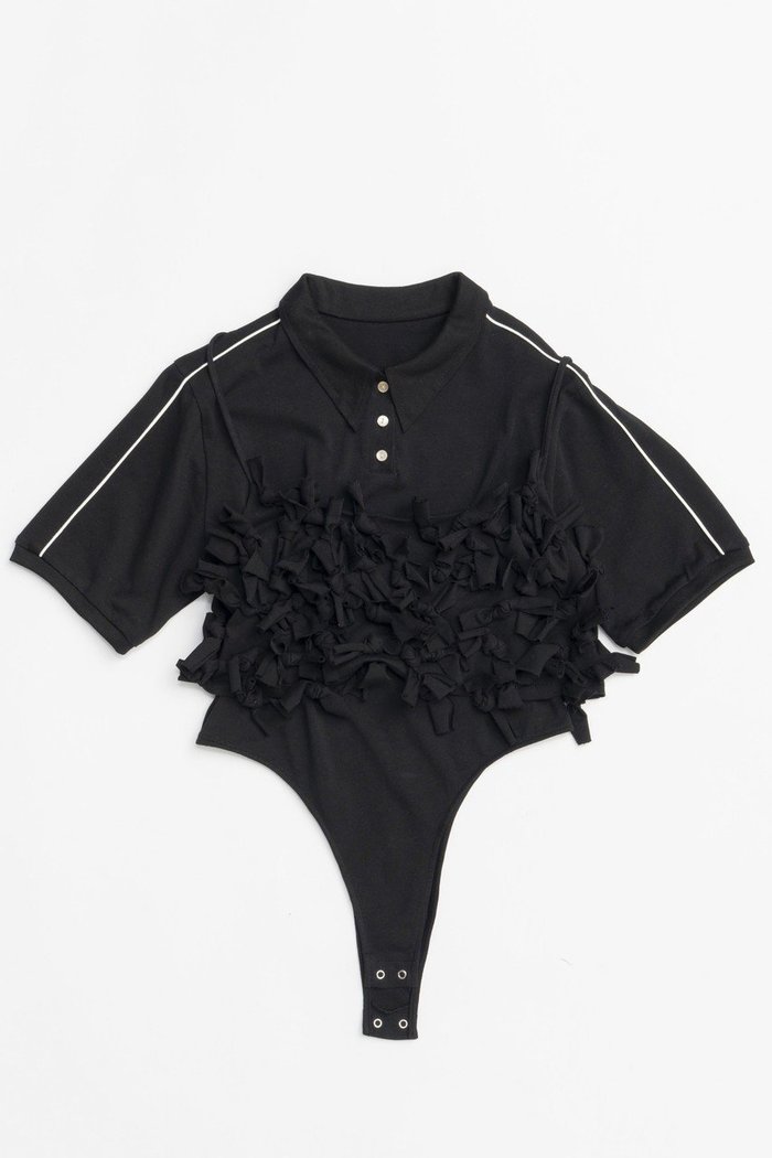 【メゾンスペシャル/MAISON SPECIAL】のRibbon Polo Bodysuit/リボンポロボディスーツ インテリア・キッズ・メンズ・レディースファッション・服の通販 founy(ファニー) https://founy.com/ ファッション Fashion レディースファッション WOMEN トップス・カットソー Tops/Tshirt シャツ/ブラウス Shirts/Blouses ロング / Tシャツ T-Shirts カットソー Cut and Sewn カットソー Cut And Sew ショート Short スポーティ Sporty スリーブ Sleeve セパレート Separate ビスチェ Bustier ポロシャツ Polo Shirt リボン Ribbon 再入荷 Restock/Back In Stock/Re Arrival 夏 Summer |ID: prp329100004475090 ipo3291000000031549191