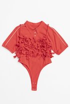 【メゾンスペシャル/MAISON SPECIAL】のRibbon Polo Bodysuit/リボンポロボディスーツ RED(レッド)|ID: prp329100004475090 ipo3291000000031549199