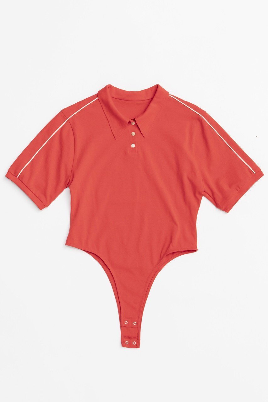 【メゾンスペシャル/MAISON SPECIAL】のRibbon Polo Bodysuit/リボンポロボディスーツ 人気、トレンドファッション・服の通販 founy(ファニー) 　ファッション　Fashion　レディースファッション　WOMEN　トップス・カットソー　Tops/Tshirt　シャツ/ブラウス　Shirts/Blouses　ロング / Tシャツ　T-Shirts　カットソー　Cut and Sewn　カットソー　Cut And Sew　ショート　Short　スポーティ　Sporty　スリーブ　Sleeve　セパレート　Separate　ビスチェ　Bustier　ポロシャツ　Polo Shirt　リボン　Ribbon　再入荷　Restock/Back In Stock/Re Arrival　夏　Summer　other-7|ID: prp329100004475090 ipo3291000000031549213