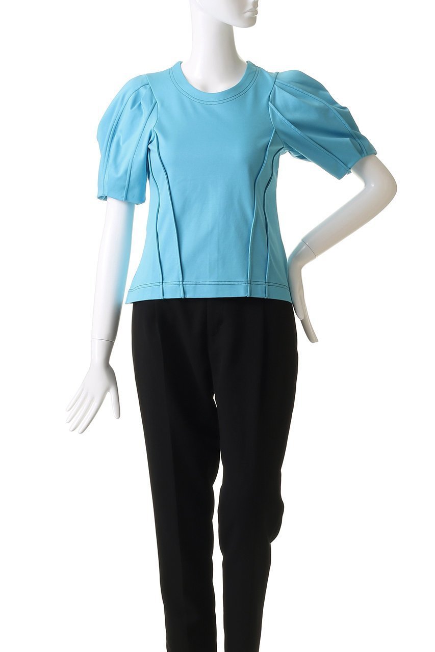 【メゾンスペシャル/MAISON SPECIAL】のBarrel Sleeve Tops/バレルスリーブトップス 人気、トレンドファッション・服の通販 founy(ファニー) 　ファッション　Fashion　レディースファッション　WOMEN　トップス・カットソー　Tops/Tshirt　シャツ/ブラウス　Shirts/Blouses　ロング / Tシャツ　T-Shirts　カットソー　Cut and Sewn　ショート　Short　スリーブ　Sleeve　エレガント 上品　Elegant　other-3|ID: prp329100004475093 ipo3291000000031778244
