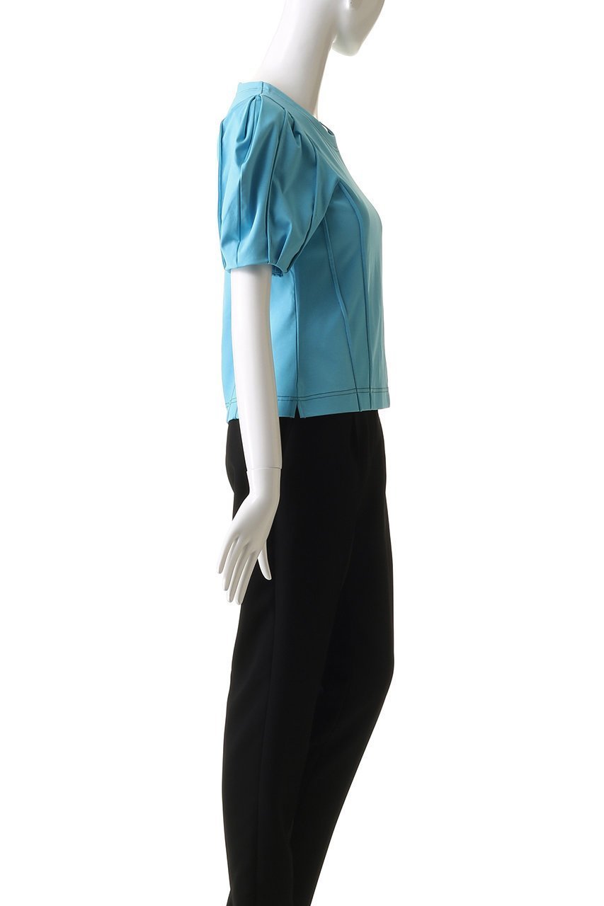 【メゾンスペシャル/MAISON SPECIAL】のBarrel Sleeve Tops/バレルスリーブトップス 人気、トレンドファッション・服の通販 founy(ファニー) 　ファッション　Fashion　レディースファッション　WOMEN　トップス・カットソー　Tops/Tshirt　シャツ/ブラウス　Shirts/Blouses　ロング / Tシャツ　T-Shirts　カットソー　Cut and Sewn　ショート　Short　スリーブ　Sleeve　エレガント 上品　Elegant　other-4|ID: prp329100004475093 ipo3291000000031778246