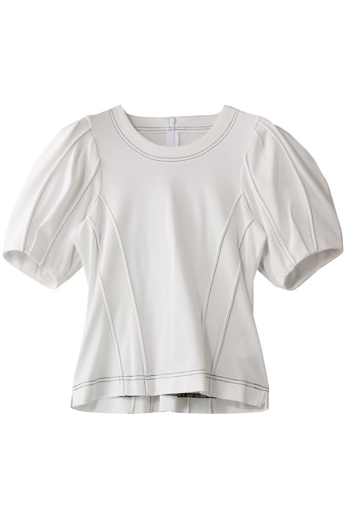 【メゾンスペシャル/MAISON SPECIAL】のBarrel Sleeve Tops/バレルスリーブトップス インテリア・キッズ・メンズ・レディースファッション・服の通販 founy(ファニー) https://founy.com/ ファッション Fashion レディースファッション Fashion for Women トップス・カットソー Cut & Sew Tops シャツ・ブラウス・オフィスカジュアル Elegant Blouses & Button-Ups ロングTシャツ・Tシャツ Longline T-Shirts & Tees カットソー・ベーシックTシャツ Cut-and-Sewn Tops / Stretch Tees & Basics ショート Short, Short Length スリーブ Sleeve, Long Sleeve / Short Sleeve エレガント 上品 Elegant |ID: prp329100004475093 ipo3291000000032850641