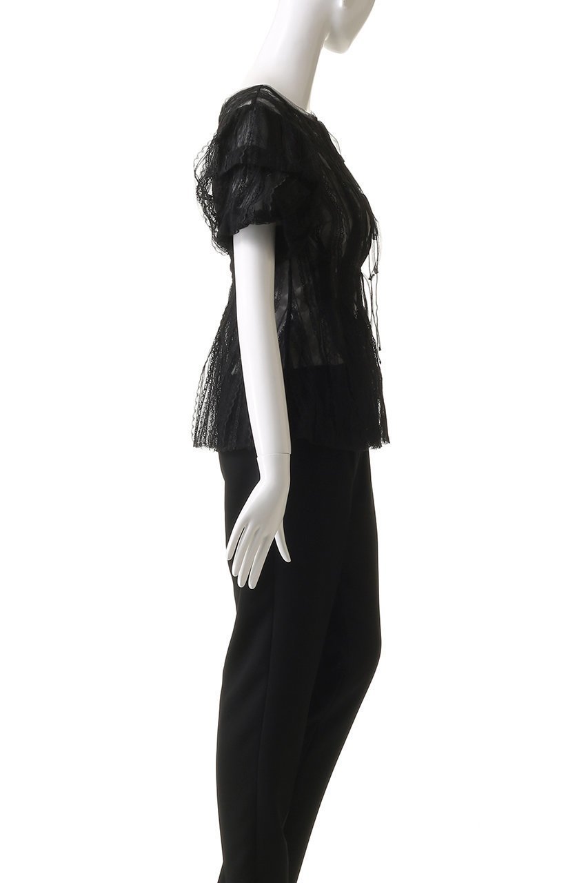 【メゾンスペシャル/MAISON SPECIAL】のLace Peplum 2way Tops/レースペプラム2WAYトップス 人気、トレンドファッション・服の通販 founy(ファニー) 　ファッション　Fashion　レディースファッション　WOMEN　トップス・カットソー　Tops/Tshirt　シャツ/ブラウス　Shirts/Blouses　ロング / Tシャツ　T-Shirts　カットソー　Cut and Sewn　インナー　Inner　カットソー　Cut And Sew　ショート　Short　スリーブ　Sleeve　タンク　Tank　チュール　Tulle　バルーン　Balloon　ペプラム　Peplum　リボン　Ribbon　レース　Race　ロマンティック　Romantic　other-6|ID: prp329100004475098 ipo3291000000031929481