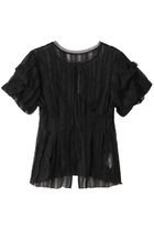 【メゾンスペシャル/MAISON SPECIAL】のLace Peplum 2way Tops/レースペプラム2WAYトップス BLK(ブラック)|ID:prp329100004475098