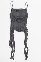【メゾンスペシャル/MAISON SPECIAL】のRuffle Shirring Camisole/ラッフルシャーリングキャミソール C.GRY(チャコールグレー)|ID: prp329100004475101 ipo3291000000031549318
