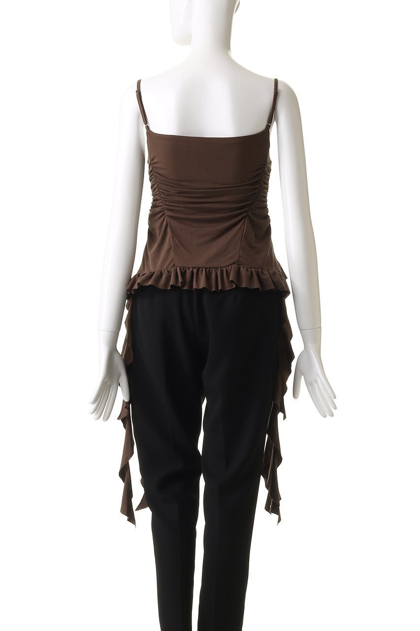 【メゾンスペシャル/MAISON SPECIAL】のRuffle Shirring Camisole/ラッフルシャーリングキャミソール 人気、トレンドファッション・服の通販 founy(ファニー) ファッション Fashion レディースファッション Fashion for Women トップス・カットソー Cut & Sew Tops キャミソール&ノースリーブ Camisoles & Sleeveless Tops シャツ・ブラウス・オフィスカジュアル Elegant Blouses & Button-Ups ロングTシャツ・Tシャツ Longline T-Shirts & Tees カットソー・ベーシックTシャツ Cut-and-Sewn Tops / Stretch Tees & Basics カットソー Cut and Sewn Top キャミソール Camisole, Spaghetti Strap Top タンク Tank Top, Sleeveless Top ラッフル Ruffle, Frill other-4|ID: prp329100004475101 ipo3291000000032842362