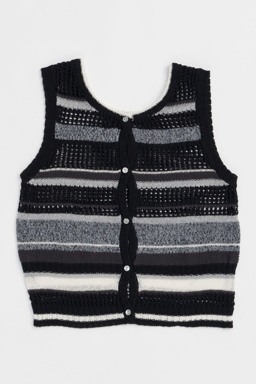 【メゾンスペシャル/MAISON SPECIAL】の2way Multi Border Tank Top/2WAYマルチボーダータンクトップ インテリア・キッズ・メンズ・レディースファッション・服の通販 founy(ファニー) 　ファッション　Fashion　レディースファッション　WOMEN　トップス・カットソー　Tops/Tshirt　キャミソール / ノースリーブ　No Sleeves　シャツ/ブラウス　Shirts/Blouses　ロング / Tシャツ　T-Shirts　カットソー　Cut and Sewn　インナー　Inner　キャミソール　Camisole　タンク　Tank　ボーダー　Border　夏　Summer　BLK(ブラック)|ID: prp329100004475103 ipo3291000000031549346