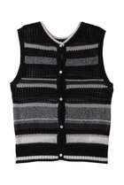 【メゾンスペシャル/MAISON SPECIAL】の2way Multi Border Tank Top/2WAYマルチボーダータンクトップ BLK(ブラック)|ID: prp329100004475103 ipo3291000000032856362