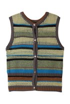 【メゾンスペシャル/MAISON SPECIAL】の2way Multi Border Tank Top/2WAYマルチボーダータンクトップ LIME(ライム)|ID: prp329100004475103 ipo3291000000032856367