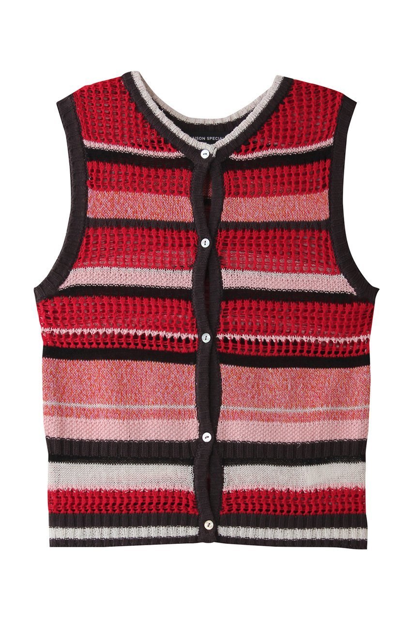 【メゾンスペシャル/MAISON SPECIAL】の2way Multi Border Tank Top/2WAYマルチボーダータンクトップ インテリア・キッズ・メンズ・レディースファッション・服の通販 founy(ファニー) 　ファッション　Fashion　レディースファッション　Fashion for Women　トップス・カットソー　Cut & Sew Tops　キャミソール&ノースリーブ　Camisoles & Sleeveless Tops　シャツ・ブラウス・オフィスカジュアル　Elegant Blouses & Button-Ups　ロングTシャツ・Tシャツ　Longline T-Shirts & Tees　カットソー・ベーシックTシャツ　Cut-and-Sewn Tops / Stretch Tees & Basics　インナー　Innerwear　キャミソール　Camisole, Spaghetti Strap Top　タンク　Tank Top, Sleeveless Top　ボーダー　Border, Stripe　夏　Summer　PNK(ピンク)|ID: prp329100004475103 ipo3291000000032856372
