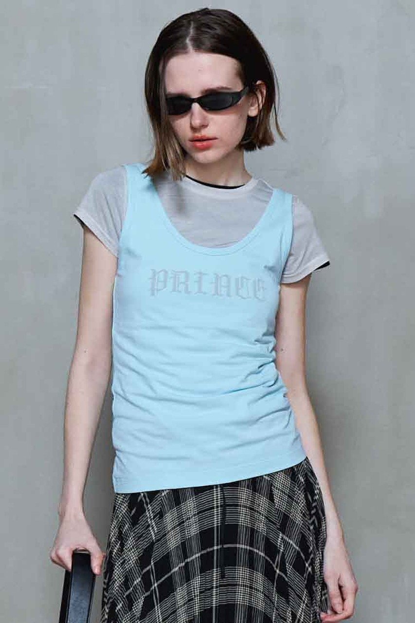 【メゾンスペシャル/MAISON SPECIAL】のPRINCE Logo Tank Top/プリンスロゴタンクトップ 人気、トレンドファッション・服の通販 founy(ファニー) 　ファッション　Fashion　レディースファッション　Fashion for Women　トップス・カットソー　Cut & Sew Tops　キャミソール&ノースリーブ　Camisoles & Sleeveless Tops　シャツ・ブラウス・オフィスカジュアル　Elegant Blouses & Button-Ups　ロングTシャツ・Tシャツ　Longline T-Shirts & Tees　カットソー・ベーシックTシャツ　Cut-and-Sewn Tops / Stretch Tees & Basics　おすすめ　Recommended / Our Picks　インナー　Innerwear　キャミソール　Camisole, Spaghetti Strap Top　ジャケット　Jacket, Outerwear　ストレッチ　Stretch, Stretchy Fabric　タンク　Tank Top, Sleeveless Top　トレンド　Trend, Trending Now　プリント　Print, Printed Pattern　夏　Summer　other-7|ID: prp329100004475113 ipo3291000000035060999