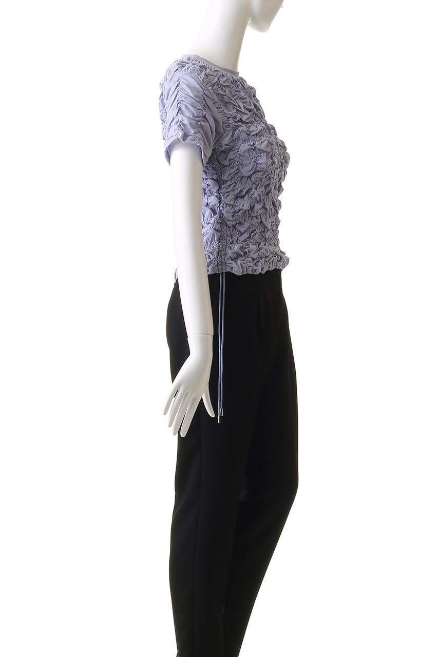 【メゾンスペシャル/MAISON SPECIAL】のShirring T-shirt/シャーリングTシャツ 人気、トレンドファッション・服の通販 founy(ファニー) ファッション Fashion レディースファッション Fashion for Women トップス・カットソー Cut & Sew Tops シャツ・ブラウス・オフィスカジュアル Elegant Blouses & Button-Ups ロングTシャツ・Tシャツ Longline T-Shirts & Tees カットソー・ベーシックTシャツ Cut-and-Sewn Tops / Stretch Tees & Basics シアー Sheer, See-Through シャーリング Shirring, Ruched ショート Short, Short Length スピンドル Spindle, Drawcord スリーブ Sleeve, Long Sleeve / Short Sleeve セットアップ Set-Up, Coordinated Outfit other-3|ID: prp329100004475133 ipo3291000000032785662