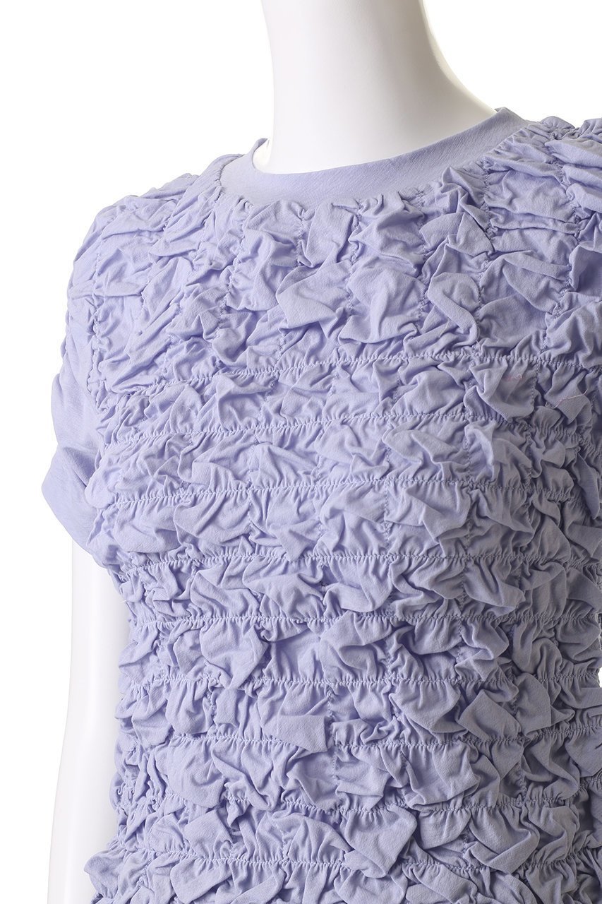 【メゾンスペシャル/MAISON SPECIAL】のShirring T-shirt/シャーリングTシャツ 人気、トレンドファッション・服の通販 founy(ファニー) ファッション Fashion レディースファッション Fashion for Women トップス・カットソー Cut & Sew Tops シャツ・ブラウス・オフィスカジュアル Elegant Blouses & Button-Ups ロングTシャツ・Tシャツ Longline T-Shirts & Tees カットソー・ベーシックTシャツ Cut-and-Sewn Tops / Stretch Tees & Basics シアー Sheer, See-Through シャーリング Shirring, Ruched ショート Short, Short Length スピンドル Spindle, Drawcord スリーブ Sleeve, Long Sleeve / Short Sleeve セットアップ Set-Up, Coordinated Outfit other-5|ID: prp329100004475133 ipo3291000000032785667