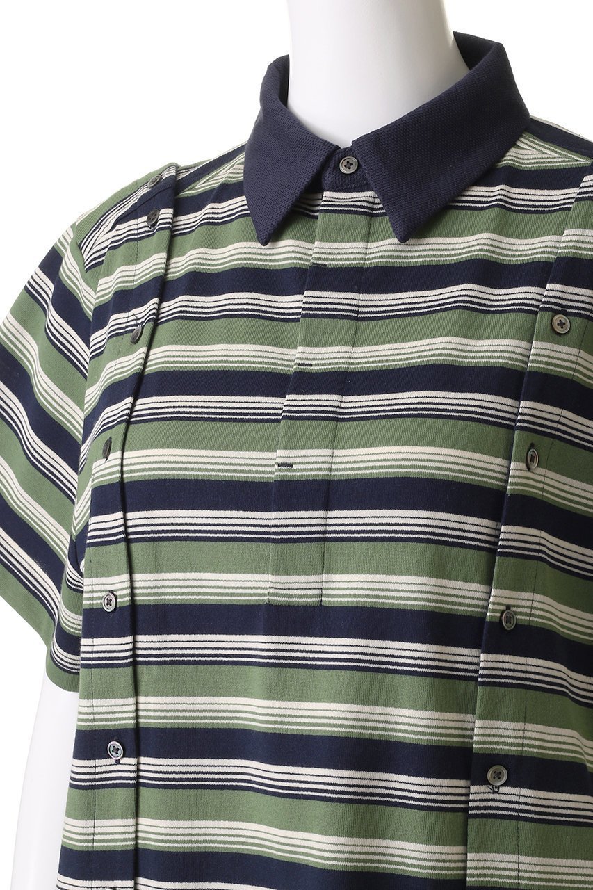 【メゾンスペシャル/MAISON SPECIAL】のMultiway Button Polo Shirt/マルチウェイボタンポロシャツ 人気、トレンドファッション・服の通販 founy(ファニー) 　ファッション　Fashion　レディースファッション　Fashion for Women　トップス・カットソー　Cut & Sew Tops　シャツ・ブラウス・オフィスカジュアル　Elegant Blouses & Button-Ups　ロングTシャツ・Tシャツ　Longline T-Shirts & Tees　ポロシャツ・きれいめカジュアル　Smart-Casual Polo Tops　カットソー・ベーシックTシャツ　Cut-and-Sewn Tops / Stretch Tees & Basics　シェイプ　Shape, Slim Fit　ショート　Short, Short Length　スリーブ　Sleeve, Long Sleeve / Short Sleeve　レース　Lace, Lace Fabric　おすすめ　Recommended / Our Picks　other-5|ID: prp329100004475136 ipo3291000000032852447