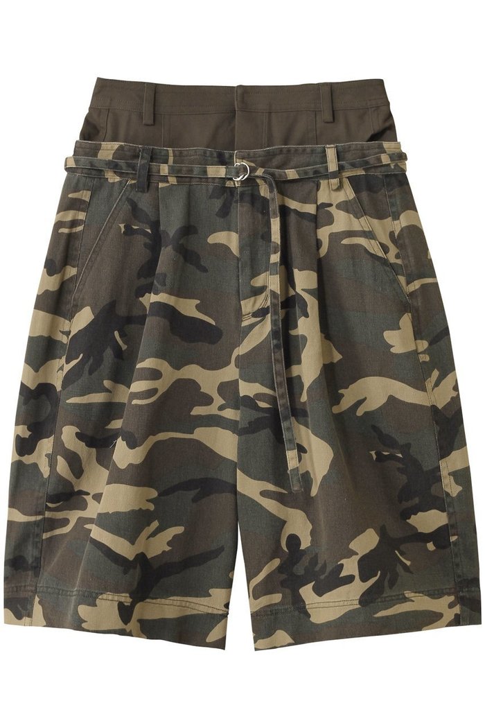 【メゾンスペシャル/MAISON SPECIAL】の2way Double Waist CAMO Curve Shorts/2WAYダブルウエストCAMOカーブハーフパンツ インテリア・キッズ・メンズ・レディースファッション・服の通販 founy(ファウニー) https://founy.com/ ファッション Fashion レディースファッション Fashion for Women パンツ Pants & Trousers ショートパンツ・ハーフパンツ High-Waisted & Relaxed Shorts ヴィンテージ Vintage Style シアー Sheer, See-Through ショート Short, Short Length タイツ Tights, Legwear ダブル Double, Double-Breasted トレンド Trend, Trending Now ハーフ Half, Half-Length 無地 Plain, Solid Color レース Lace, Lace Fabric おすすめ Recommended / Our Picks |ID: prp329100004475147 ipo3291000000036531513