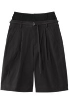 【メゾンスペシャル/MAISON SPECIAL】の2way Double Waist Curve Shorts/2WAYダブルウエストカーブハーフパンツ BLK(ブラック)|ID: prp329100004475149 ipo3291000000035338920