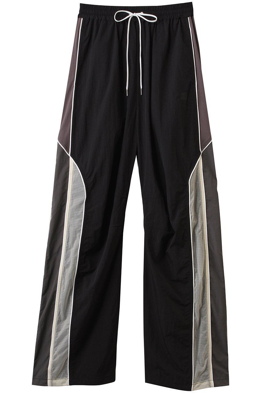 【メゾンスペシャル/MAISON SPECIAL】のColor Block Sporty Pants/カラーブロックスポーティーパンツ インテリア・キッズ・メンズ・レディースファッション・服の通販 founy(ファニー) 　ファッション　Fashion　レディースファッション　Fashion for Women　パンツ　Pants & Trousers　シアー　Sheer, See-Through　スピンドル　Spindle, Drawcord　セットアップ　Set-Up, Coordinated Outfit　定番　Standard, Basic Item　ブロック　Block, Solid Block Pattern　おすすめ　Recommended / Our Picks　BLK(ブラック)|ID: prp329100004475151 ipo3291000000032790679