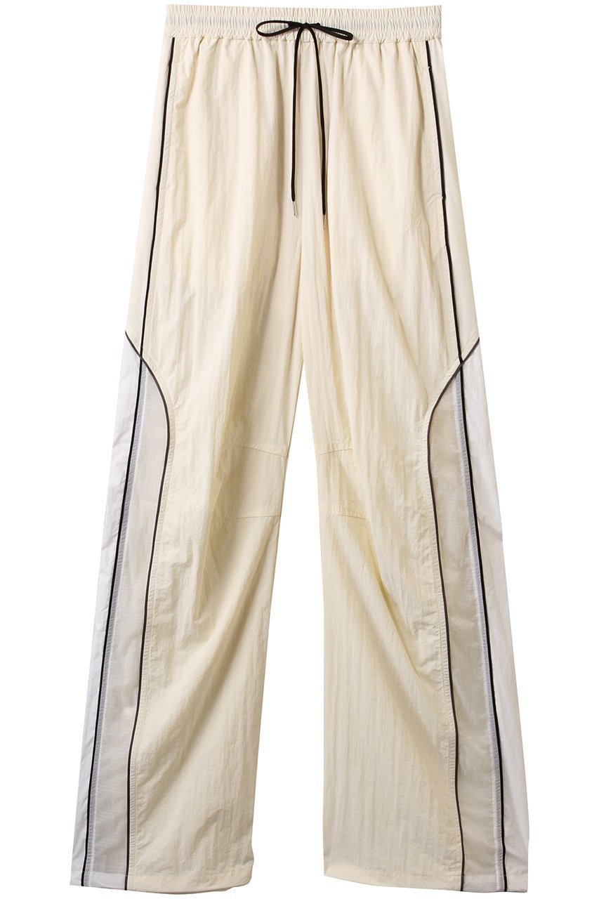 【メゾンスペシャル/MAISON SPECIAL】のColor Block Sporty Pants/カラーブロックスポーティーパンツ インテリア・キッズ・メンズ・レディースファッション・服の通販 founy(ファニー) 　ファッション　Fashion　レディースファッション　Fashion for Women　パンツ　Pants & Trousers　シアー　Sheer, See-Through　スピンドル　Spindle, Drawcord　セットアップ　Set-Up, Coordinated Outfit　定番　Standard, Basic Item　ブロック　Block, Solid Block Pattern　おすすめ　Recommended / Our Picks　WHT(ホワイト)|ID: prp329100004475151 ipo3291000000032790682