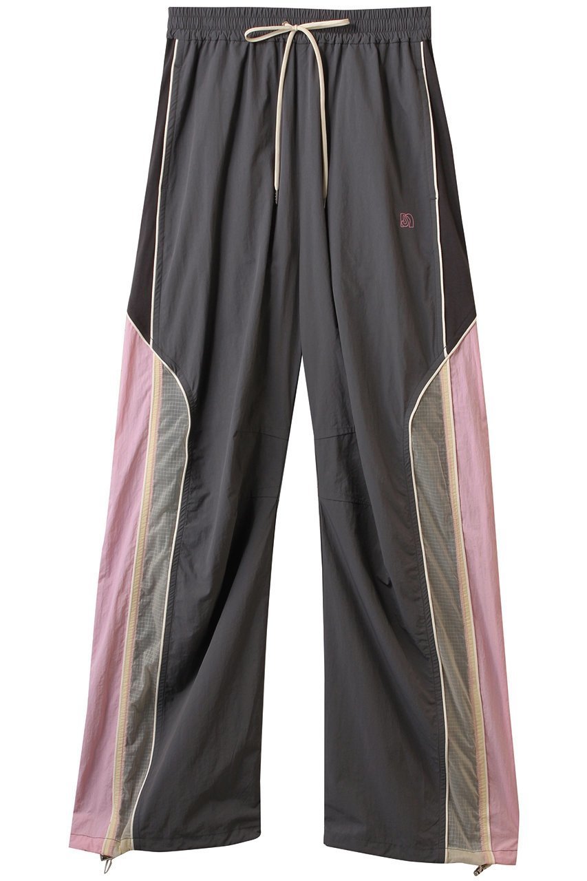 【メゾンスペシャル/MAISON SPECIAL】のColor Block Sporty Pants/カラーブロックスポーティーパンツ インテリア・キッズ・メンズ・レディースファッション・服の通販 founy(ファニー) 　ファッション　Fashion　レディースファッション　Fashion for Women　パンツ　Pants & Trousers　シアー　Sheer, See-Through　スピンドル　Spindle, Drawcord　セットアップ　Set-Up, Coordinated Outfit　定番　Standard, Basic Item　ブロック　Block, Solid Block Pattern　おすすめ　Recommended / Our Picks　GRY(グレー)|ID: prp329100004475151 ipo3291000000032790684