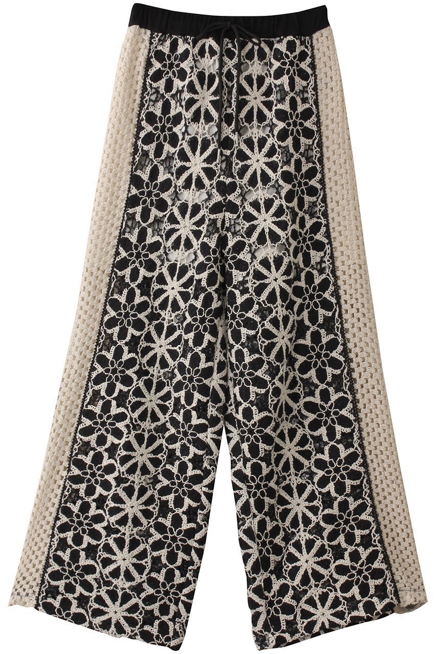 【メゾンスペシャル/MAISON SPECIAL】のMixed Lace Easy Pants/ミックスレースイージーパンツ 人気、トレンドファッション・服の通販 founy(ファニー) 　ファッション　Fashion　レディースファッション　Fashion for Women　パンツ　Pants & Trousers　クロシェ　Crochet, Knitted Lace　シンプル　Simple, Minimal　セットアップ　Set-Up, Coordinated Outfit　レース　Lace, Lace Fabric　おすすめ　Recommended / Our Picks　夏　Summer　旅行　Travel　 other-1|ID: prp329100004475152 ipo3291000000036114401