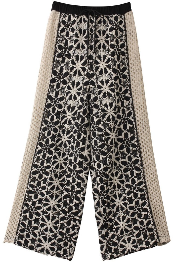 【メゾンスペシャル/MAISON SPECIAL】のMixed Lace Easy Pants/ミックスレースイージーパンツ インテリア・キッズ・メンズ・レディースファッション・服の通販 founy(ファニー) https://founy.com/ ファッション Fashion レディースファッション Fashion for Women パンツ Pants & Trousers クロシェ Crochet, Knitted Lace シンプル Simple, Minimal セットアップ Set-Up, Coordinated Outfit レース Lace, Lace Fabric おすすめ Recommended / Our Picks 夏 Summer 旅行 Travel |ID: prp329100004475152 ipo3291000000036866371