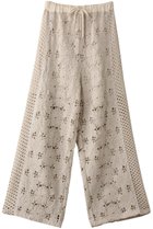 【メゾンスペシャル/MAISON SPECIAL】のMixed Lace Easy Pants/ミックスレースイージーパンツ WHT(ホワイト)|ID: prp329100004475152 ipo3291000000036866373