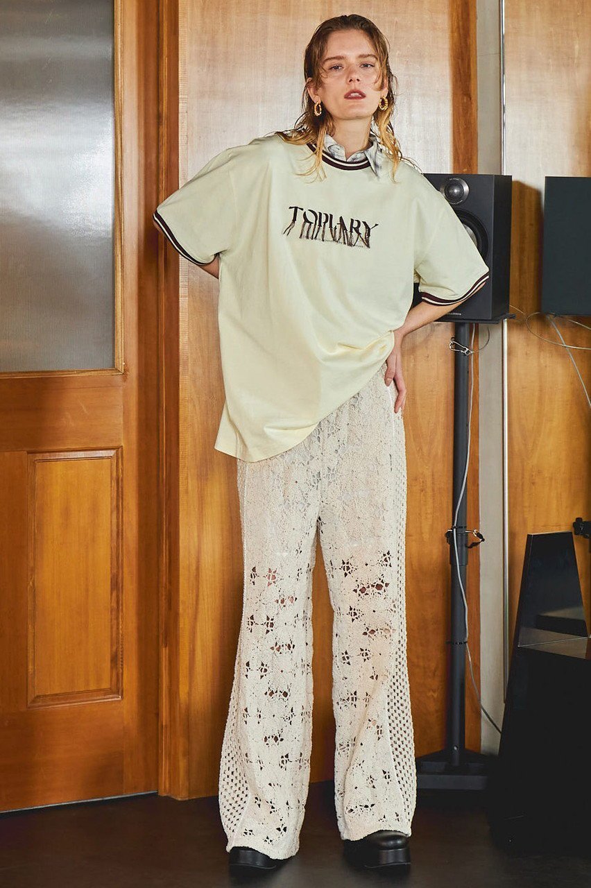 【メゾンスペシャル/MAISON SPECIAL】のMixed Lace Easy Pants/ミックスレースイージーパンツ 大人の最旬トレンドファッション＆コーディネート founy(ファウニー) 　ファッション　Fashion　レディースファッション　Fashion for Women　パンツ　Pants & Trousers　クロシェ　Crochet, Knitted Lace　シンプル　Simple, Minimal　セットアップ　Set-Up, Coordinated Outfit　レース　Lace, Lace Fabric　おすすめ　Recommended / Our Picks　夏　Summer　旅行　Travel　other-7|ID: prp329100004475152 ipo3291000000036866379