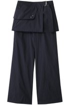 【メゾンスペシャル/MAISON SPECIAL】のTech Skirt Layered Pants/テックスカートパンツ 人気、トレンドファッション・服の通販 founy(ファニー) ファッション Fashion レディースファッション Fashion for Women スカート Skirts パンツ Pants & Trousers ストレート Straight, Straight Cut セパレート Separate, Two-Piece ポケット Pocket, Pocket Detail ラップ Wrap, Wrap Design thumbnail NVY(ネイビー)|ID: prp329100004475153 ipo3291000000032788214
