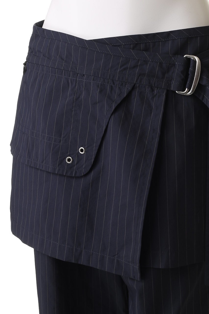 【メゾンスペシャル/MAISON SPECIAL】のTech Skirt Layered Pants/テックスカートパンツ 人気、トレンドファッション・服の通販 founy(ファニー) 　ファッション　Fashion　レディースファッション　Fashion for Women　スカート　Skirts　パンツ　Pants & Trousers　ストレート　Straight, Straight Cut　セパレート　Separate, Two-Piece　ポケット　Pocket, Pocket Detail　ラップ　Wrap, Wrap Design　other-5|ID: prp329100004475153 ipo3291000000032788227