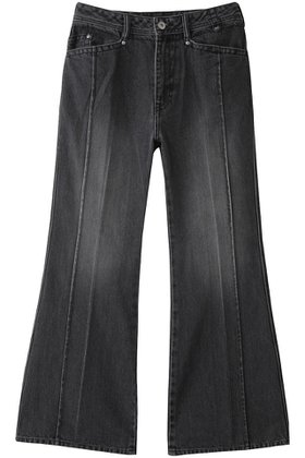 【メゾンスペシャル/MAISON SPECIAL】 Low Waist Semi-Flare Denim Pants/ローウエストセミフレアデニム人気、トレンドファッション・服の通販 founy(ファニー) ファッション Fashion レディースファッション Fashion for Women パンツ Pants & Trousers デニムパンツ・ジーンズ・美脚デニム Denim Jeans & Pants ウォッシュ Washed Finish ショート Short, Short Length スラックス Slacks, Dress Pants センター Center, Center Line デニム Denim, Jeans Material パターン Pattern, Design Print ポケット Pocket, Pocket Detail |ID:prp329100004475155