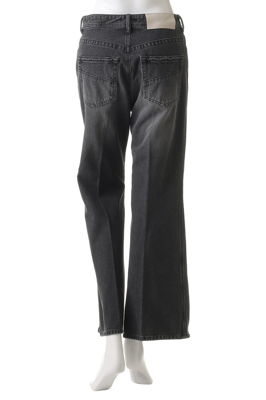 【メゾンスペシャル/MAISON SPECIAL】のLow Waist Semi-Flare Denim Pants/ローウエストセミフレアデニム 人気、トレンドファッション・服の通販 founy(ファニー) 　ファッション　Fashion　レディースファッション　Fashion for Women　パンツ　Pants & Trousers　デニムパンツ・ジーンズ・美脚デニム　Denim Jeans & Pants　ウォッシュ　Washed Finish　ショート　Short, Short Length　スラックス　Slacks, Dress Pants　センター　Center, Center Line　デニム　Denim, Jeans Material　パターン　Pattern, Design Print　ポケット　Pocket, Pocket Detail　other-4|ID: prp329100004475155 ipo3291000000036804623