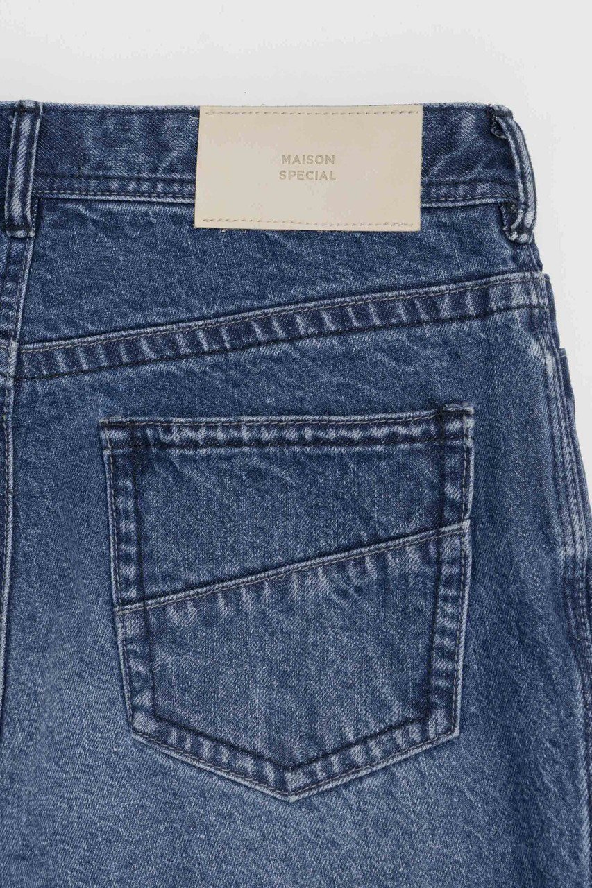 【メゾンスペシャル/MAISON SPECIAL】のLow Waist Semi-Flare Denim Pants/ローウエストセミフレアデニム 人気、トレンドファッション・服の通販 founy(ファニー) 　ファッション　Fashion　レディースファッション　Fashion for Women　パンツ　Pants & Trousers　デニムパンツ・ジーンズ・美脚デニム　Denim Jeans & Pants　ウォッシュ　Washed Finish　ショート　Short, Short Length　スラックス　Slacks, Dress Pants　センター　Center, Center Line　デニム　Denim, Jeans Material　パターン　Pattern, Design Print　ポケット　Pocket, Pocket Detail　other-7|ID: prp329100004475155 ipo3291000000036804633