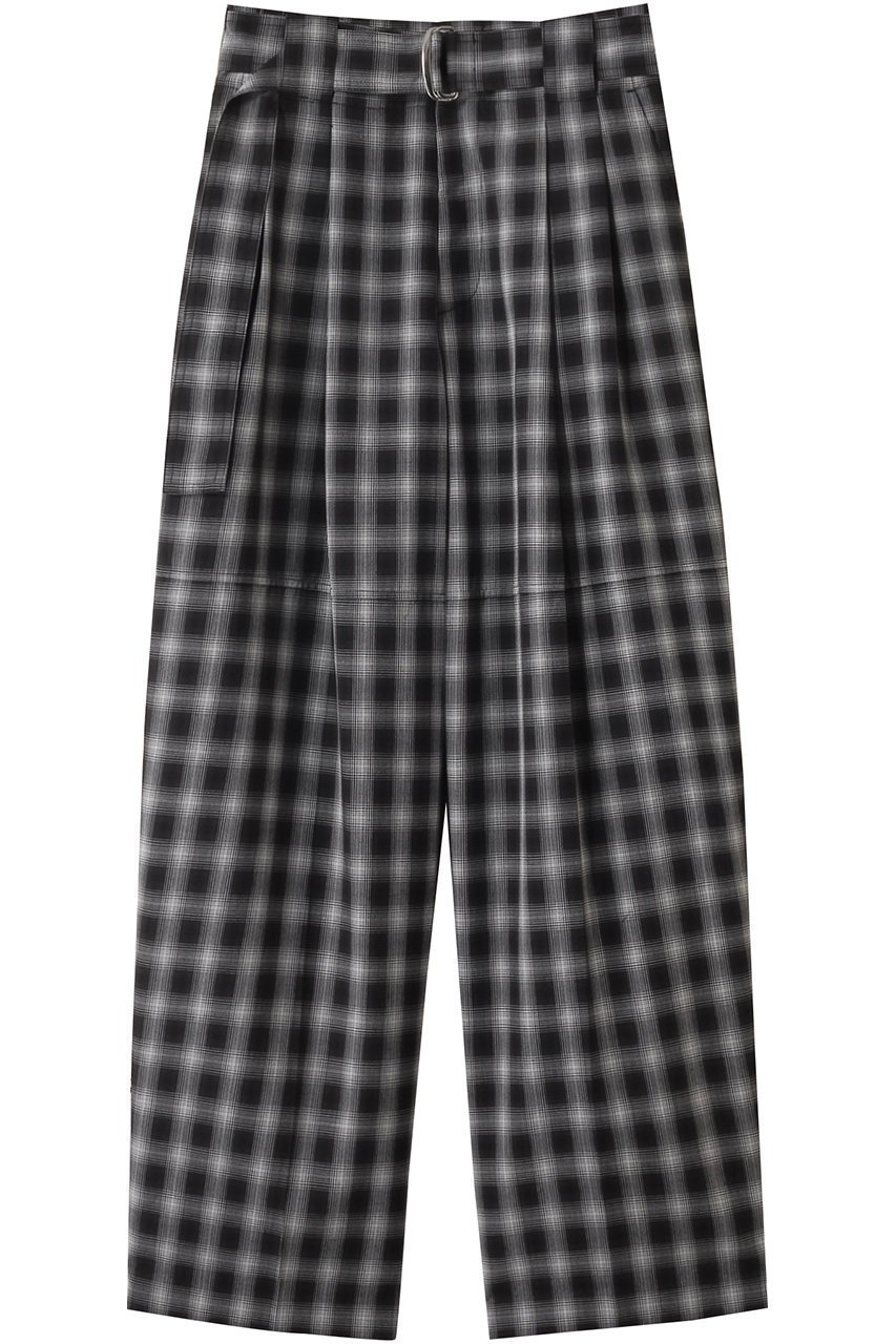 【メゾンスペシャル/MAISON SPECIAL】のTwo Tuck Barrel Trousers/ツータックバレルスラックス インテリア・キッズ・メンズ・レディースファッション・服の通販 founy(ファニー) 　ファッション　Fashion　レディースファッション　Fashion for Women　パンツ　Pants & Trousers　シンプル　Simple, Minimal　ストライプ　Stripe, Striped Pattern　セットアップ　Set-Up, Coordinated Outfit　フォルム　Silhouette, Form　夏　Summer　エレガント 上品　Elegant　BLK(ブラック)|ID: prp329100004475156 ipo3291000000035951174