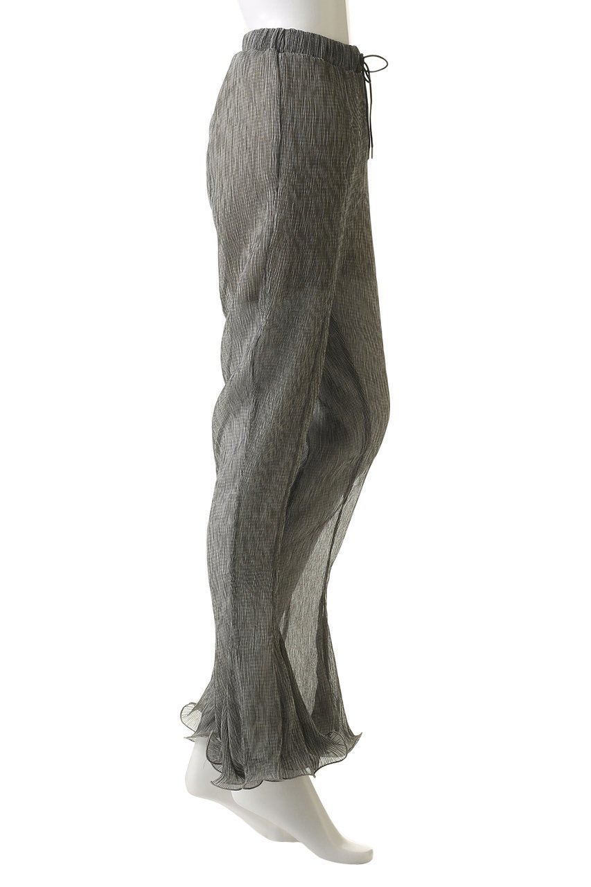 【メゾンスペシャル/MAISON SPECIAL】のRuffle Hem Flare Pants/ラッフルヘムフレアパンツ 人気、トレンドファッション・服の通販 founy(ファニー) 　ファッション　Fashion　レディースファッション　Fashion for Women　パンツ　Pants & Trousers　カットソー　Cut and Sewn Top　シフォン　Chiffon, Lightweight Fabric　フレア　Flare, Flared　プリント　Print, Printed Pattern　メッシュ　Mesh, Net Fabric　モチーフ　Motif, Design Theme　夏　Summer　other-3|ID: prp329100004475158 ipo3291000000035418776